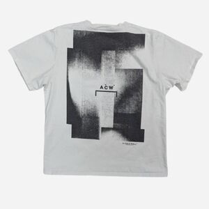 A-COLD-WALL graphic T-shirt white‎ cotton size Medium presented by Samuel Ross
